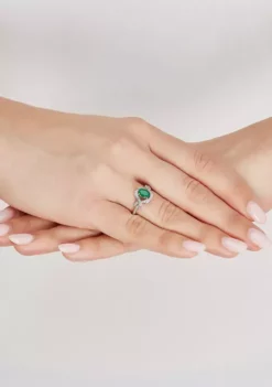 Best deal 🔔 1/6 ct. t.w. Diamond and Emerald Ring in 14K Yellow Gold by Belk & Co. 😉 -DealsBelk & Co. Store Belk 3219