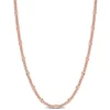 New 😉 Fancy Curb Link Necklace in 18k Rose Gold Plated Sterling Silver by Belk & Co. ⭐