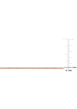 New 😉 Fancy Curb Link Necklace in 18k Rose Gold Plated Sterling Silver by Belk & Co. ⭐ -DealsBelk & Co. Store Belk 32263