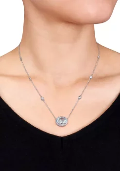 Best reviews of โ๏ธ 5 ct. t.w. Aquamarine, White Sapphire, and 1/6 ct. t.w. Diamond Halo Station Necklace in 14K White Gold by Belk & Co. ๐ฅ 6 Best reviews of โ๏ธ 5 ct. t.w. Aquamarine, White Sapphire, and 1/6 ct. t.w. Diamond Halo Station Necklace in 14K White Gold by Belk & Co. ๐ฅ -DealsBelk & Co. Store Belk 32280