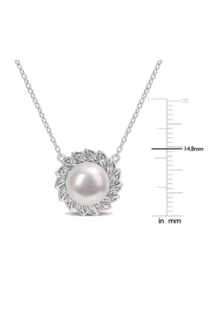 Cheap โจ Lab Created 9.5-10mm Freshwater Cultured Pearl and 1/6 CT TGW Created White Sapphire Halo Pearl Pendant with Chain in Sterling Silver by Belk & Co. ๐ 7 Cheap โจ Lab Created 9.5-10mm Freshwater Cultured Pearl and 1/6 CT TGW Created White Sapphire Halo Pearl Pendant with Chain in Sterling Silver by Belk & Co. ๐ -DealsBelk & Co. Store Belk 32409