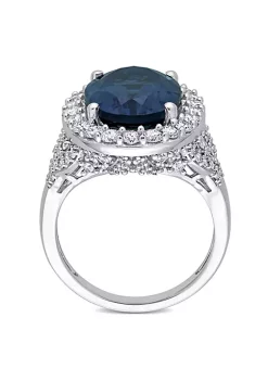 Coupon ✨ 7 ct. t.g.w. London Blue Topaz and 1.34 ct. t.w. Diamond Halo Cocktail Ring in 14K White Gold by Belk & Co. ✨ 9 Coupon ✨ 7 ct. t.g.w. London Blue Topaz and 1.34 ct. t.w. Diamond Halo Cocktail Ring in 14K White Gold by Belk & Co. ✨ -DealsBelk & Co. Store Belk 32462