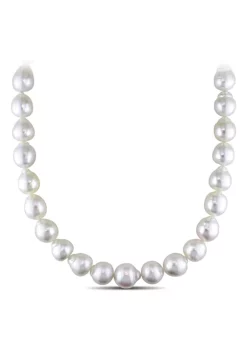 Best deal 😀 12-14MM South Sea Pearl Graduated 18" Strand Necklace with 14k Yellow Gold Diamond Clasp by Belk & Co. 🤩 7 Best deal 😀 12-14MM South Sea Pearl Graduated 18" Strand Necklace with 14k Yellow Gold Diamond Clasp by Belk & Co. 🤩 -DealsBelk & Co. Store Belk 32471