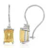 Cheapest 🎁 Sterling Silver Citrine and Diamond Earrings by Belk & Co. ✨