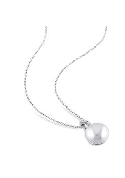 Best deal 🔔 2-Piece Set of 10.5-12.5MM Freshwater Cultured Pearl and 1/10 ct. t.w. Diamond Earrings and Pendant with Chain in Sterling Silver by Belk & Co. ⭐ 8 Best deal 🔔 2-Piece Set of 10.5-12.5MM Freshwater Cultured Pearl and 1/10 ct. t.w. Diamond Earrings and Pendant with Chain in Sterling Silver by Belk & Co. ⭐ -DealsBelk & Co. Store Belk 32532