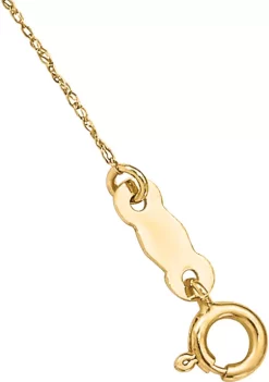 Deals 💯 14K Two Tone Puffed LOVE Heart and Diamond-cut Hearts 7-inch Bracelet by Belk & Co. 😀 -DealsBelk & Co. Store Belk 32548