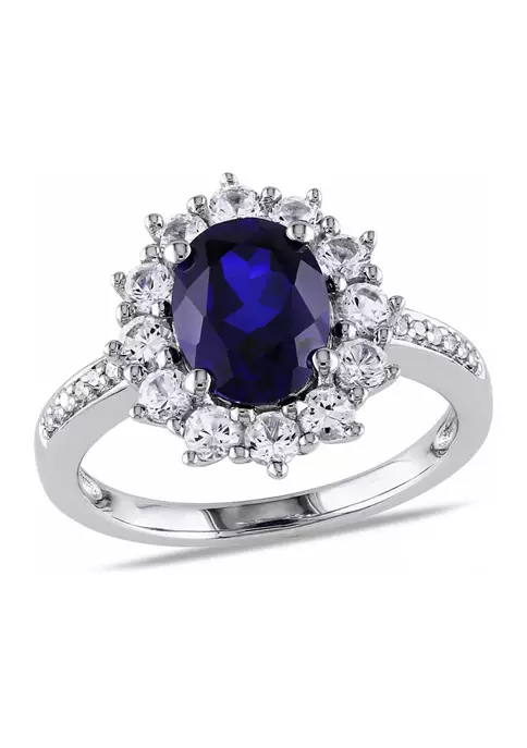 Best reviews of ๐ Created Blue and White Sapphire Diamond Halo Ring in Sterling Silver by Belk & Co. ๐ 5 Best reviews of ๐ Created Blue and White Sapphire Diamond Halo Ring in Sterling Silver by Belk & Co. ๐ - Image 5