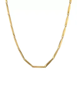 Top 10 ⭐ Stainless Steel 3 Millimeter Bullet Chain Necklace with Gold Tone Ion Plating, 24 Inch by Belk & Co. 👏