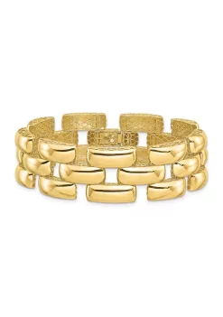 Brand new 🤩 14K Yellow Gold Polished Fancy Link Bracelet by Belk & Co. ✨ -DealsBelk & Co. Store Belk 32620