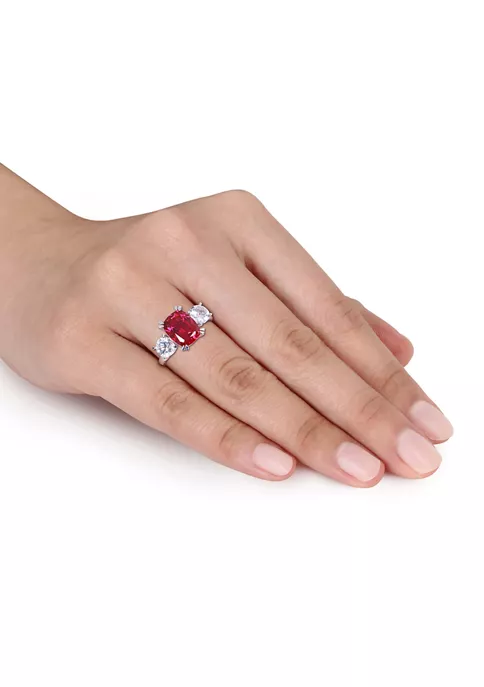 Cheapest ๐ฅ 4.5 ct. t.w. Lab Created Ruby and 7/8 ct. t.w. Lab Created White Sapphire Three Stone Ring in 10k White Gold by Belk & Co. ๐ 5 Cheapest ๐ฅ 4.5 ct. t.w. Lab Created Ruby and 7/8 ct. t.w. Lab Created White Sapphire Three Stone Ring in 10k White Gold by Belk & Co. ๐ - Image 5