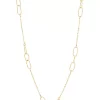 Wholesale ✨ 10K Yellow Gold Interlock Station Chain Necklace by Belk & Co. ⭐