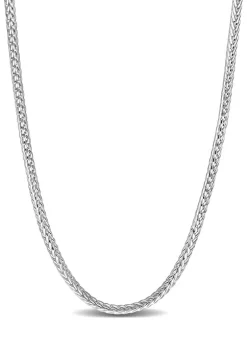 Discount 🥰 Sterling Silver Foxtail Chain Necklace by Belk & Co. 👏