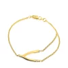 Hot Sale 💯 10k Yellow Gold Wishbone Bracelet by Belk & Co. 😉
