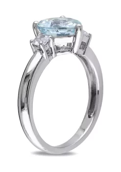 Top 10 โจ Aquamarine and Created White Sapphire Heart Ring in Sterling Silver by Belk & Co. ๐ 7 Top 10 โจ Aquamarine and Created White Sapphire Heart Ring in Sterling Silver by Belk & Co. ๐ -DealsBelk & Co. Store Belk 32762