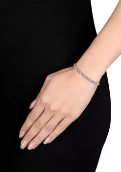 Best Sale 🎁 5/8 ct. t.w. Diamond Tennis Bracelet in 14K White Gold by Belk & Co. 🛒 -DealsBelk & Co. Store Belk 32784