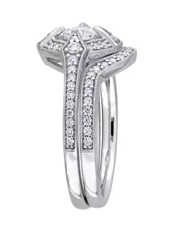 Top 10 😉 3/4 ct. t.w. Diamond Bridal Ring Set in 10K White Gold by Belk & Co. ❤️ 6 Top 10 😉 3/4 ct. t.w. Diamond Bridal Ring Set in 10K White Gold by Belk & Co. ❤️ -DealsBelk & Co. Store Belk 32787