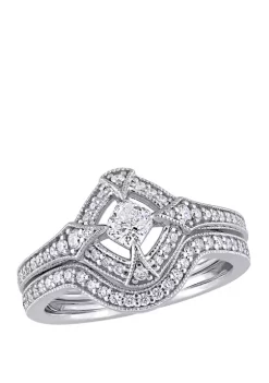 Top 10 😉 3/4 ct. t.w. Diamond Bridal Ring Set in 10K White Gold by Belk & Co. ❤️ 9 Top 10 😉 3/4 ct. t.w. Diamond Bridal Ring Set in 10K White Gold by Belk & Co. ❤️ -DealsBelk & Co. Store Belk 32790