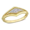 Buy 👍 1/10 ct. t.w. Diamond Pave Ring in 10K Yellow Gold by Belk & Co. 😉