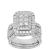 Promo 🎁 3 ct. t.w. Diamond Bridal Ring Set in 10K White Gold by Belk & Co. 🌟