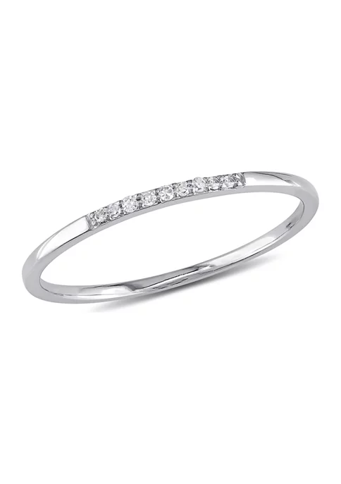 Coupon ⭐ Diamond Wedding Band in 10k White Gold by Belk & Co. ✨ 1 Coupon ⭐ Diamond Wedding Band in 10k White Gold by Belk & Co. ✨