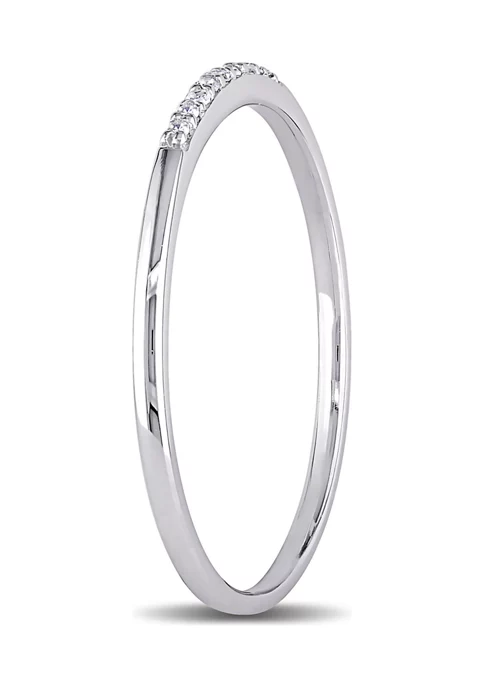 Coupon ⭐ Diamond Wedding Band in 10k White Gold by Belk & Co. ✨ 3 Coupon ⭐ Diamond Wedding Band in 10k White Gold by Belk & Co. ✨ - Image 3