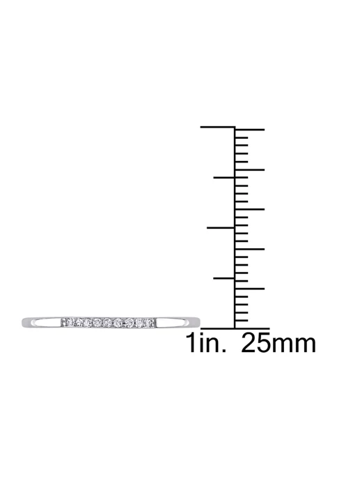 Coupon ⭐ Diamond Wedding Band in 10k White Gold by Belk & Co. ✨ 4 Coupon ⭐ Diamond Wedding Band in 10k White Gold by Belk & Co. ✨ - Image 4