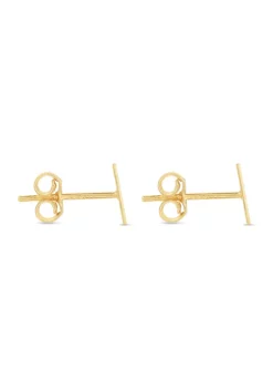 Budget 🔔 14KY Yellow Gold Initial-H Post Earring by Belk & Co. ✔️ -DealsBelk & Co. Store Belk 32961