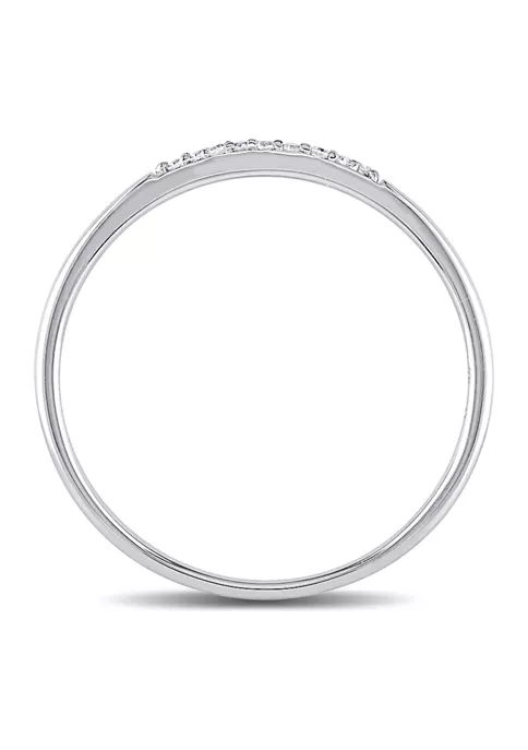 Coupon ⭐ Diamond Wedding Band in 10k White Gold by Belk & Co. ✨ 5 Coupon ⭐ Diamond Wedding Band in 10k White Gold by Belk & Co. ✨ - Image 5