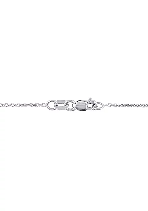 Buy ๐ฏ 24.74 ct. t.g.w. Sky Blue Topaz and 1/7 ct. t.w. Diamond Halo Necklace in 14K White Gold by Belk & Co. ๐ 4 Buy ๐ฏ 24.74 ct. t.g.w. Sky Blue Topaz and 1/7 ct. t.w. Diamond Halo Necklace in 14K White Gold by Belk & Co. ๐ - Image 4