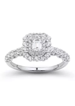 Deals ⭐ 1 ct. t.w Diamond Ring in 14K White Gold by Belk & Co. 🛒