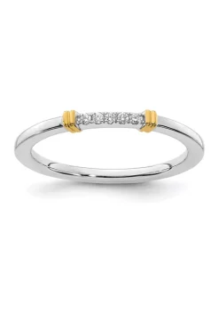Wholesale ๐ 0.04 ct. t.w. Diamonds Stackable Expressions Ring in 14K Gold by Belk & Co. ๐ฏ