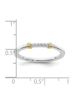 Wholesale 👏 0.04 ct. t.w. Diamonds Stackable Expressions Ring in 14K Gold by Belk & Co. 💯 -DealsBelk & Co. Store Belk 33093