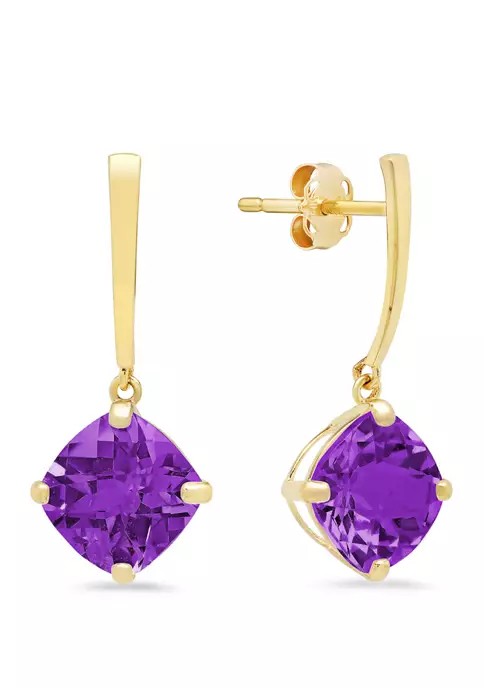 Wholesale ❤️ Amethyst Drop Earrings by Belk & Co. 👍 2 Wholesale ❤️ Amethyst Drop Earrings by Belk & Co. 👍 - Image 2
