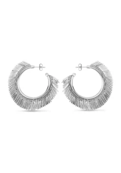 Deals ✨ Fringe Hoop Earrings by Belk & Co. 🎁 -DealsBelk & Co. Store Belk 33132