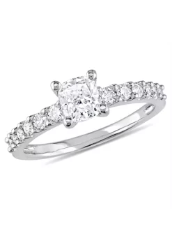 Best deal 😀 1 ct. t.w. Diamond Cushion cut Engagement Ring in 14k White Gold by Belk & Co. 🎉