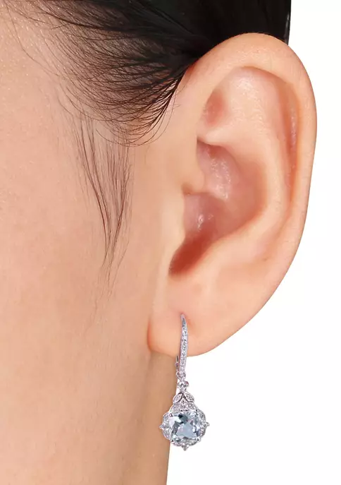 Best reviews of ๐ Aquamarine, White Sapphire and 1/6 ct. t.w. Diamond Vintage Drop Earrings by Belk & Co. ๐ฅ 2 Best reviews of ๐ Aquamarine, White Sapphire and 1/6 ct. t.w. Diamond Vintage Drop Earrings by Belk & Co. ๐ฅ - Image 2