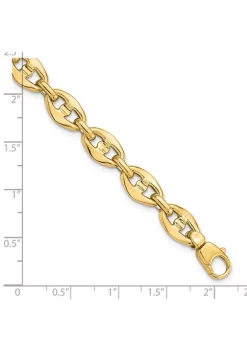 Best deal 🌟 14K Yellow Gold Polished Fancy Link Bracelet by Belk & Co. 🌟 -DealsBelk & Co. Store Belk 33249