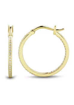 Coupon 🥰 1/3 ct. t.w. Diamond Earrings in 10K Yellow Gold by Belk & Co. 🛒