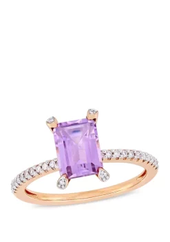 Discount โ๏ธ 1.63 ct. t.w. Pink Amethyst and 1/10 ct. t.w. Diamond Ring in 10k Rose Gold by Belk & Co. ๐ 9 Discount โ๏ธ 1.63 ct. t.w. Pink Amethyst and 1/10 ct. t.w. Diamond Ring in 10k Rose Gold by Belk & Co. ๐ -DealsBelk & Co. Store Belk 33275