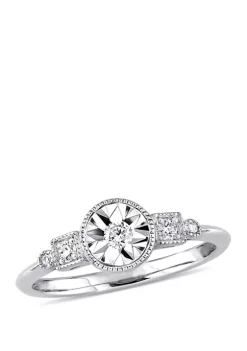 Wholesale ๐ Diamond Promise Ring in 10k White Gold by Belk & Co. ๐