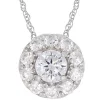 Promo 😀 Grown With Love 1/4 ct. t.w. Lab Created Diamond Pendant with 18 Inch Rope Chain in 10K White Gold by Belk & Co. 😍