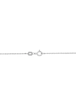 Promo 😀 Grown With Love 1/4 ct. t.w. Lab Created Diamond Pendant with 18 Inch Rope Chain in 10K White Gold by Belk & Co. 😍 -DealsBelk & Co. Store Belk 33313