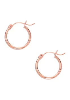 Deals ✨ 14KP ROUND TUBE EARRING by Belk & Co. 🤩 -DealsBelk & Co. Store Belk 33357