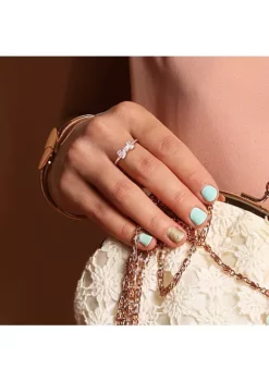 Best deal ⭐ Morganite and Diamond Accent Bow Ring in 10k Rose Gold by Belk & Co. 🛒 -DealsBelk & Co. Store Belk 3336