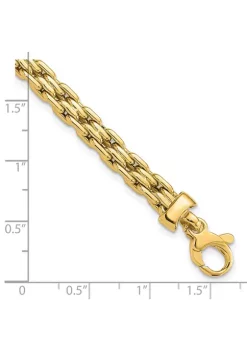 Deals 😉 14K Yellow Gold Polished Fancy Link Bracelet by Belk & Co. 😍 -DealsBelk & Co. Store Belk 33404