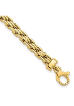Deals 😉 14K Yellow Gold Polished Fancy Link Bracelet by Belk & Co. 😍 -DealsBelk & Co. Store Belk 33405