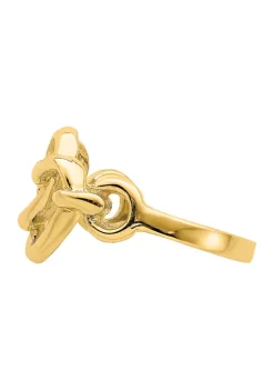 Promo 💯 14K Yellow Gold Double Cutout Heart Ring by Belk & Co. ✨ -DealsBelk & Co. Store Belk 33449