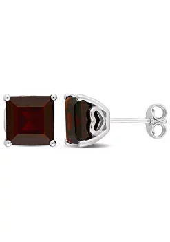 Discount ⭐ 6.2 CT TGW Garnet Earrings Silver by Belk & Co. 😀 -DealsBelk & Co. Store Belk 33476