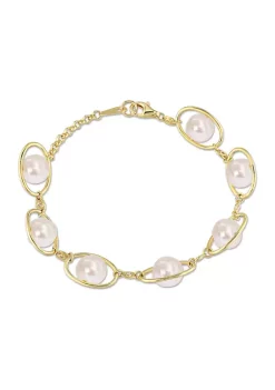 Deals 😉 8-8.5mm Freshwater Pearl & 1/10 CT TGW Cubic Zirconia Bracelet in Yellow Plated Sterling Silver by Belk & Co. 🔔 9 Deals 😉 8-8.5mm Freshwater Pearl & 1/10 CT TGW Cubic Zirconia Bracelet in Yellow Plated Sterling Silver by Belk & Co. 🔔 -DealsBelk & Co. Store Belk 33504
