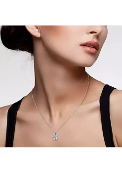 Cheap 🎁 1 ct. t.g.w. Synthetic Spinel (Aquamarine) Solitaire Pendant with Chain in Sterling Silver by Belk & Co. 🎁 -DealsBelk & Co. Store Belk 33512